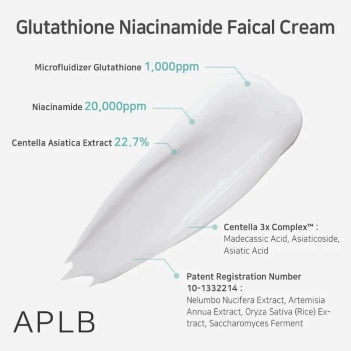 Glutathione Niacinamide Facial Cream 2