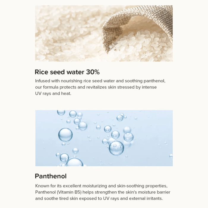 Beauty Of Joseon Relief Sun Aqua Fresh Rice + B5 3