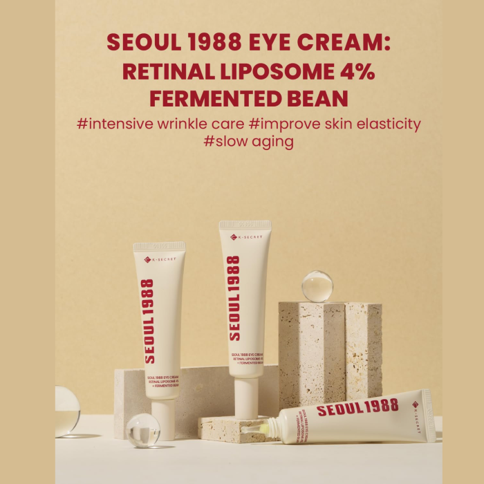 KSECRET SEOUL 1988 Eye Cream - Retinal Liposome 4% + Fermented Bean 2