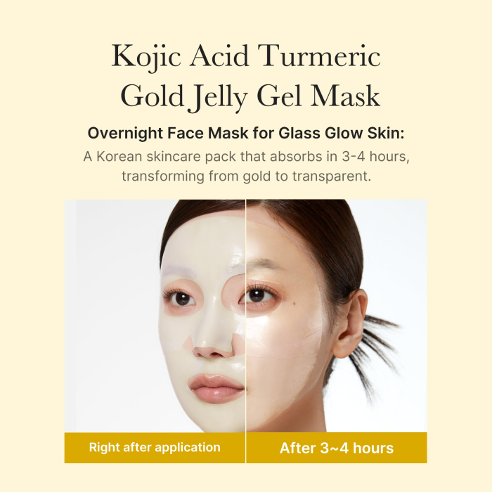 Kojic Acid Turmeric Gold Jelly Gel Mask 6