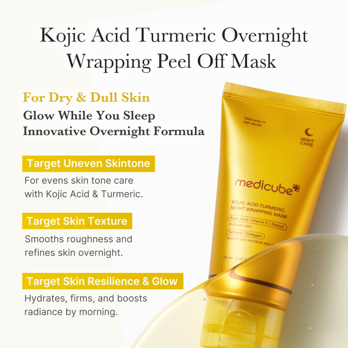 Kojic Acid Turmeric Overnight Wrapping Mask 4