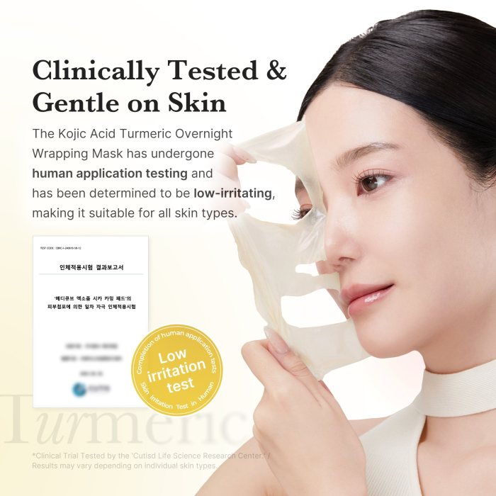 Kojic Acid Turmeric Overnight Wrapping Mask 5