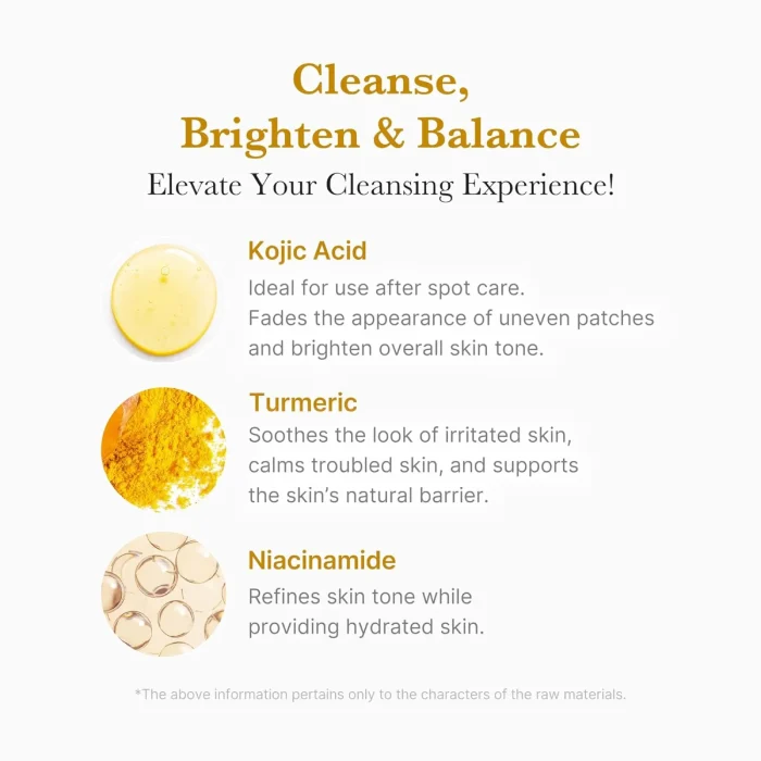 Medicube-Kojic-Acid-Turmeric-Toning-Cleanser-4.webp